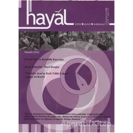Hayal Kültür-Sanat-Edebiyat Dergisi Sayı: 24 - Kolektif - Hayal Yayınları