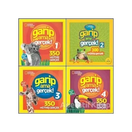 National Geographic Kids - Garip Ama Gerçek Seti (4 Kitap) - Kolektif - Beta Yayınevi