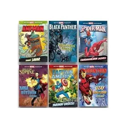 Müthiş Marvel Hikayeleri (6 Kitap Takım) - Kolektif - Beta Kids