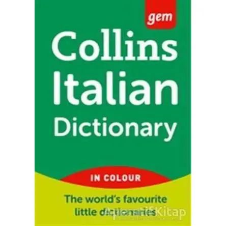 Collins Gem Italian Dictionary - Kolektif - Collins Yayınları