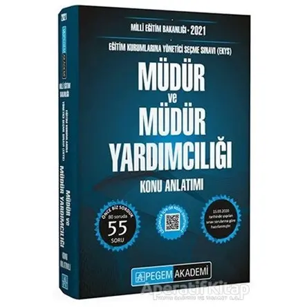 2021 MEB EKYS Müdür ve Müdür Yardımcılığı Konu Anlatımlı