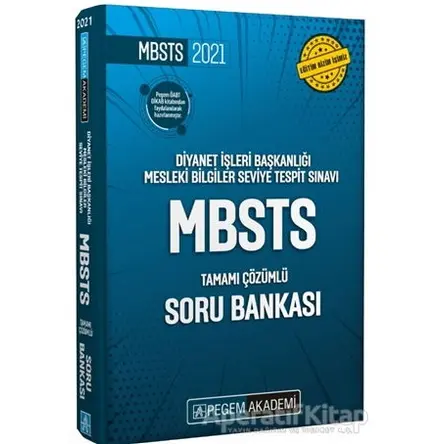 2021 Diyanet İşleri Başkanlığı Mesleki Bilgiler Seviye Tespit Sınavı - MBSTS Tamamı Çözümlü Soru Ban
