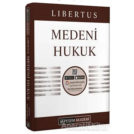 KPSS A Grubu Libertus Medeni Hukuk Konu Anlatımı - Kolektif - Pegem Akademi Yayıncılık