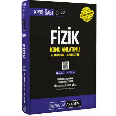 Pegem Akademi 2022 KPSS ÖABT Fizik Konu Anlatımlı
