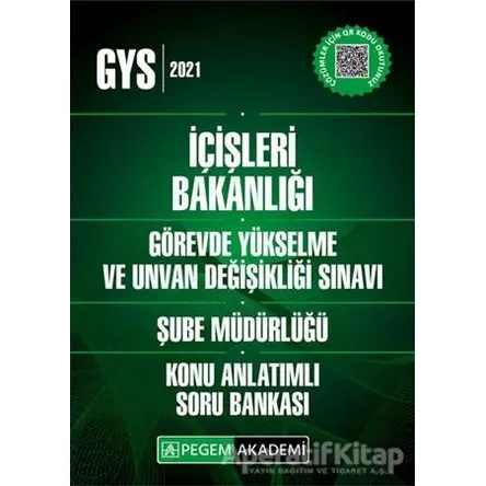 GYS 2021 İçişleri Bakanlığı Görevde Yükselme ve Unvan Değişikliği Sınavı Şube Müdürlüğü Konu Anlatım