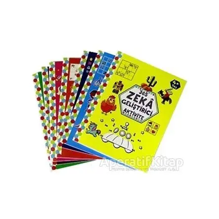365 Zeka Geliştirici Aktivite (8 Kitap Takım) - Kolektif - Çocuk Gezegeni
