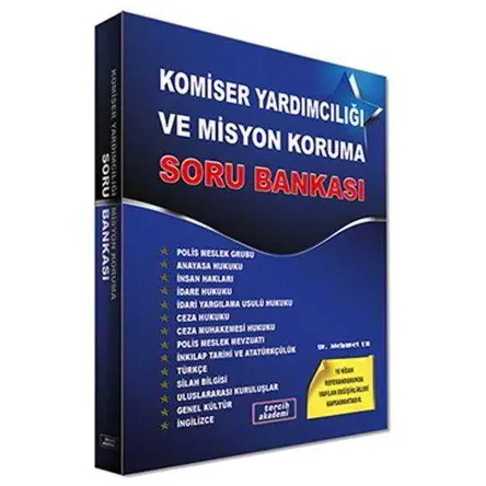 Komiser Yardımcılığı ve Misyon Koruma Soru Bankası Tercih Akademi