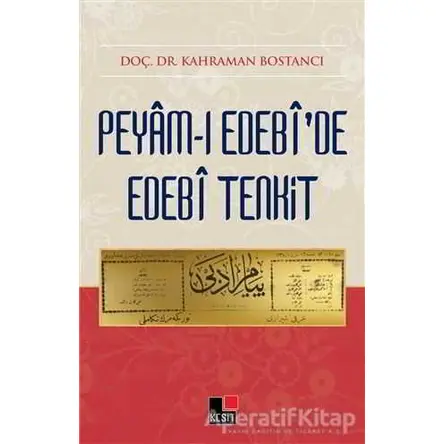 Peyami Edebide Edebi Tenkit - Kahraman Bostancı - Kesit Yayınları