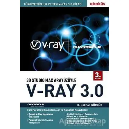 3D Studio Max Arayüzüyle V-Ray 3.0 - K. Gökhan Gürbüz - Abaküs Kitap