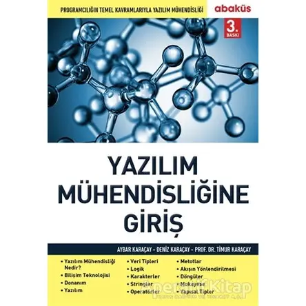 Yazılım Mühendisliğine Giriş - Aybar Karaçay - Abaküs Kitap