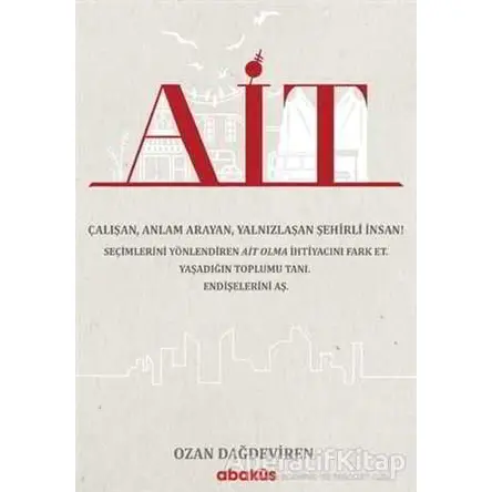 Ait - Ozan Dağdeviren - Abaküs Kitap
