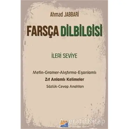 Farsça Dilbilgisi - Ahmad Jabbari - Siyasal Kitabevi