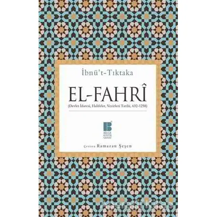 El-Fahri - İbnüt-Tıktaka - Bilge Kültür Sanat