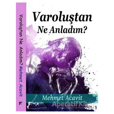 Varoluştan Ne Anladım? - Mehmet Acavit - Karahan Kitabevi