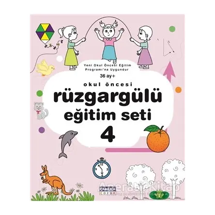 Rüzgargülü Eğitim Seti 4 (36 Ay+) - Fatih Kaynar - Çamlıca Basım Yayın