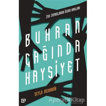 Buhran Çağında Haysiyet - Zor Zamanlarda İnsan Hakları