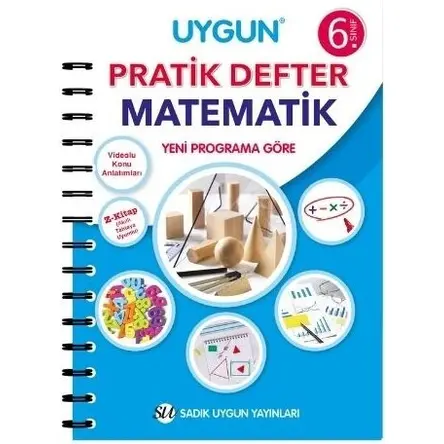Sadık Uygun 6. Sınıf Matematik Pratik Defter
