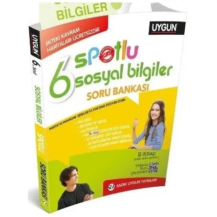 Sadık Uygun 6. Sınıf Sosyal Bilgiler Spotlu Soru Bankası