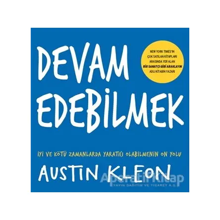 Devam Edebilmek - Austin Kleon - Butik Yayınları
