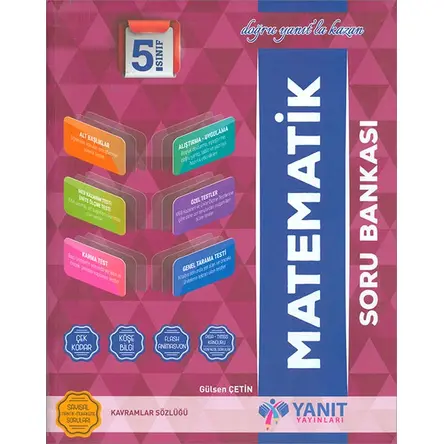 5.Sınıf Matematik Soru Bankası Yanıt Yayınları