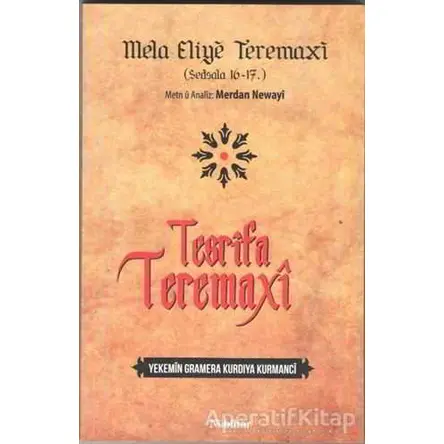 Tesfira Teremaxi - Mela Eliye Teremaxi - Nubihar Yayınları