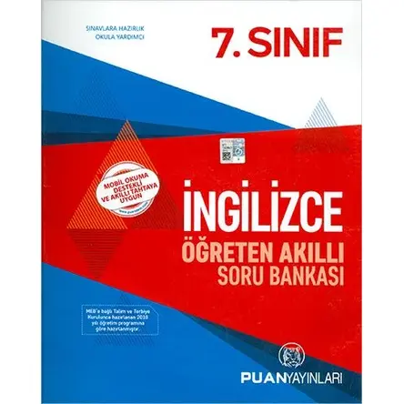 Puan 7.Sınıf İngilizce Öğreten Akıllı Soru Bankası