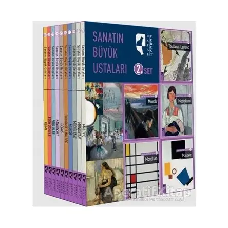 Sanatın Büyük Ustaları 2.Set (10 Kitap Takım) - Kolektif - HayalPerest Kitap