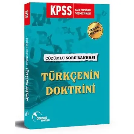 Doktrin KPSS Türkçe Doktrini Çözümlü Soru Bankası 2020