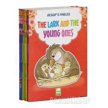 Aesops Fables, İngilizce Hikayeler Seti (10 Kitap Takım) Ema Kitap