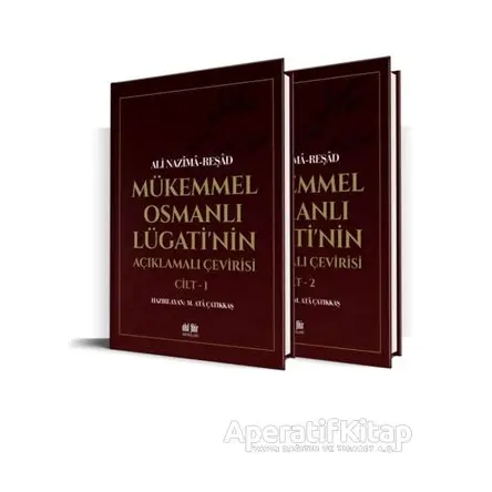 Mükemmel Osmanlı Lügatinin Açıklamalı Çevirisi (2 Kitap) - Ali Nazima - Akıl Fikir Yayınları
