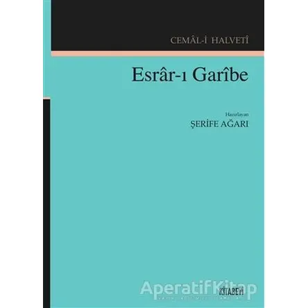 Esrar-ı Garibe - Cemal-i Halveti - Kitabevi Yayınları