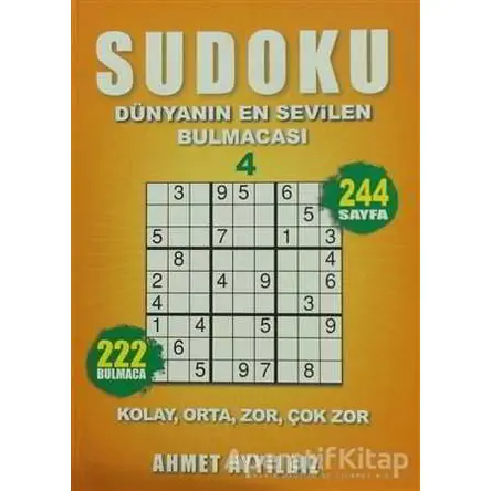 Sudoku 4 - Ahmet Ayyıldız - Olimpos Yayınları