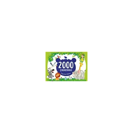 2000 Çıkartmalı Hayvanlar Kitabım - Minik Damla