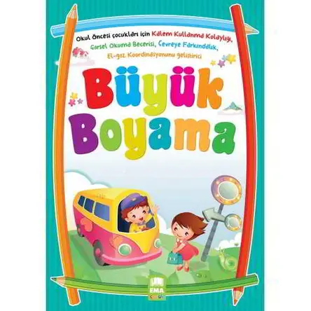 Büyük Boyama (8 Kitap) Ema Kitap