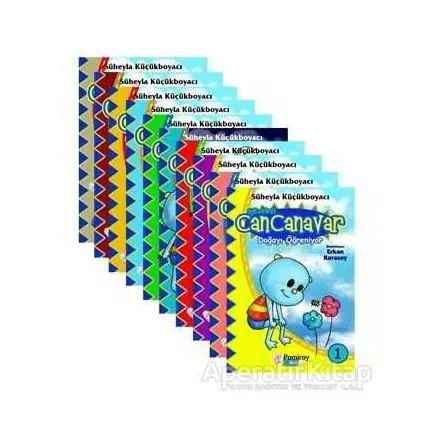 Sevimli Can Canavar (10 Kitap Set) - Süheyla Küçükboyacı - Pamiray Yayınları