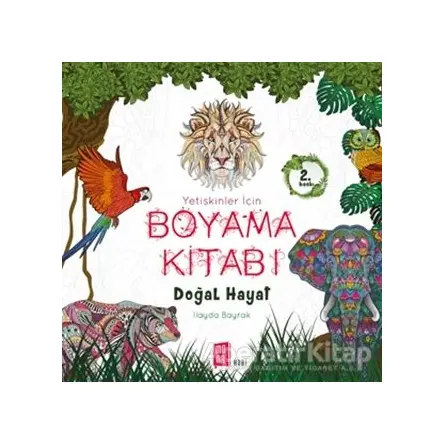 Yetişkinler İçin Boyama Kitabı - İlayda Bayrak - Mona Kitap