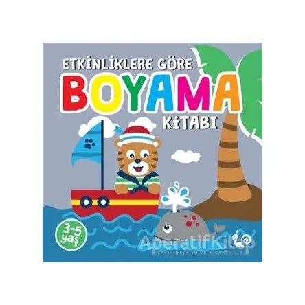 Etkinliklere Göre Boyama Kitabı - Gri - Sunguralp Şolpan - Çikolata Yayınevi