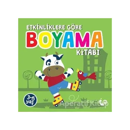 Etkinliklere Göre Boyama Kitabı - Yeşil - Sunguralp Şolpan - Çikolata Yayınevi