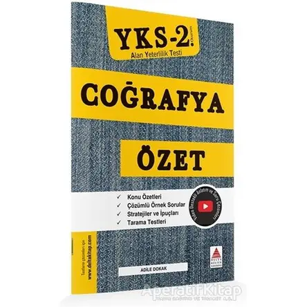 AYT (YKS 2. Oturum) Coğrafya Özet - Adile Dokak - Delta Kültür Yayınevi
