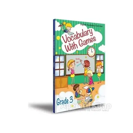 Vocabulary With Games Grade 3 - Kolektif - Akademi Çocuk