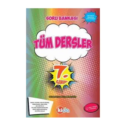 Kida 7.Sınıf Tüm Dersler Soru Bankası (Yeni Müfredat)