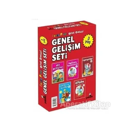 Okul Öncesi 3 Yaş Genel Gelişim Seti (5 Kitap) - Afife Çoruk - Beyaz Panda Yayınları