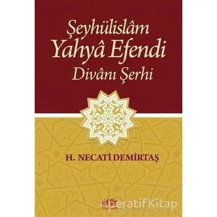 Şeyhülislam Yahya Efendi Divanı Şerhi - H. Necati Demirtaş - Akıl Fikir Yayınları