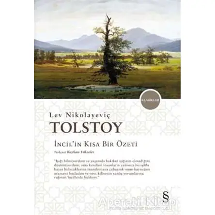 İncilin Kısa Bir Özeti - Lev Nikolayeviç Tolstoy - Everest Yayınları