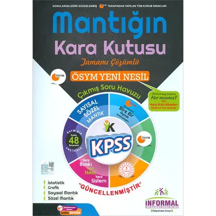 İnformal 2020 KPSS Sayısal ve Sözel Mantığın Kara Kutusu Tamamı Çözümlü Soru Bankası