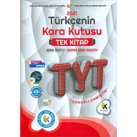 İnformal 2021 TYT Türkçenin Kara Kutusu Tek Kitap Konu Özetli Çıkmış Soru Bankası