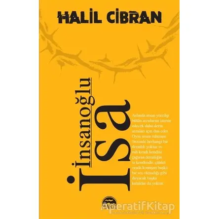 İnsanoğlu İsa - Halil Cibran - Martı Yayınları