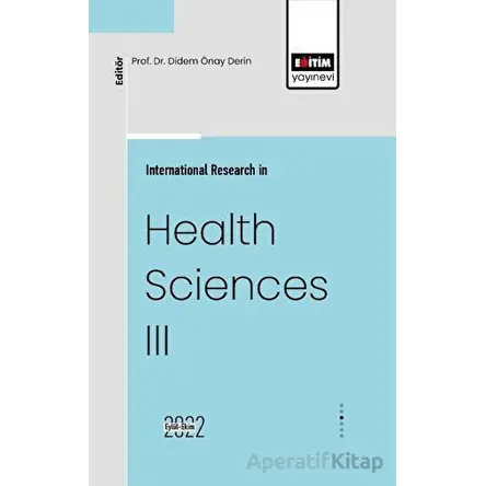 International Research in Health Sciences III