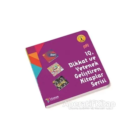 IQ Dİkkat ve Yetenek Geliştiren Kitaplar Serisi Level 1 (3 Kitap Takım) 5+ Yaş