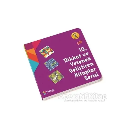 IQ Dİkkat ve Yetenek Geliştiren Kitaplar Serisi Level 2 (3 Kitap Takım) 5+ Yaş